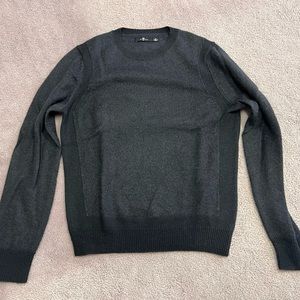 7 FOR ALL MANKIND Gray Mohair Blend Crewneck Sweater Sz M